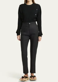 SETCHUOrigami Skinny Wool Pants