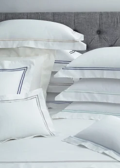 SferraGrande Hotel Twin Solid White Fitted Sheet
