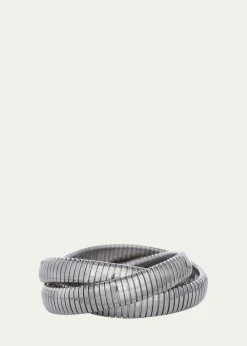 Sidney Garber18K White Gold Rolling Bracelet