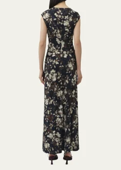 SIMKHAIAcacia Draped Jersey Midi Dress