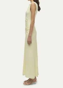SIMKHAIAcacia Sleeveless Ruched Midi Dress