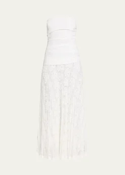 SIMKHAIAnnalise Cotton Lace Midi Dress