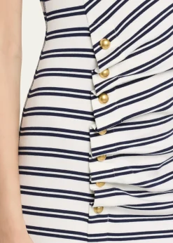 SIMKHAIBecker Striped Cotton Jersey Maxi Dress