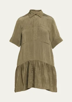 SIMKHAICris Short-Sleeve Shirtdress