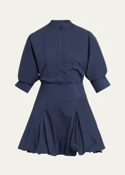 SIMKHAIEffie Cotton Bubble Mini Dress