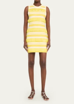 SIMKHAIElly Knit Fringe Mini Dress