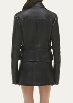 SIMKHAIFreeman Leather Jacket
