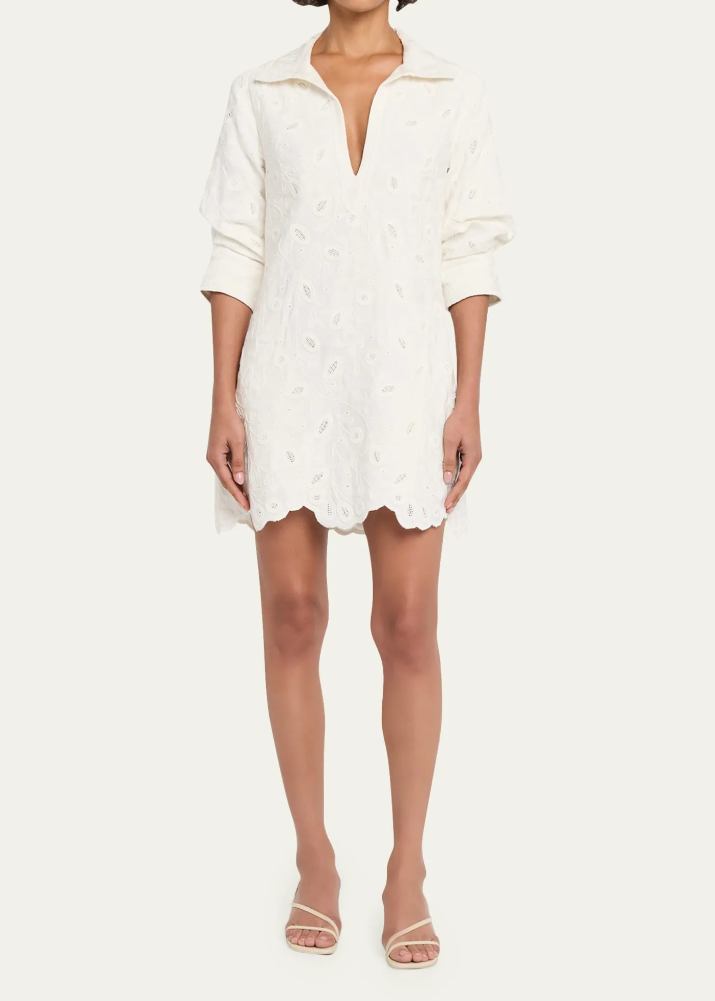SIMKHAIFreya Embroidered Mini Dress