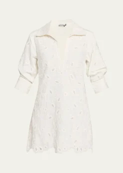 SIMKHAIFreya Embroidered Mini Dress