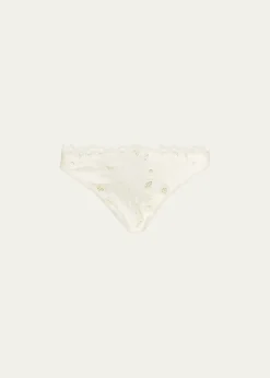 SIMKHAIGina Embroidered Bikini Bottoms