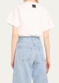 SIMKHAIJojo Cropped Short-Sleeve Cotton T-Shirt