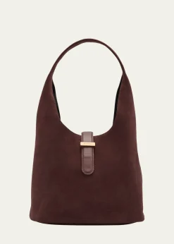 SIMKHAIKhai Buckle Suede Hobo Bag
