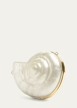SIMKHAIMarion Acrylic Shell Clutch Bag