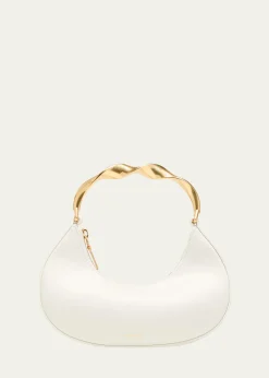 SIMKHAINixi Twist Leather Top-Handle Bag