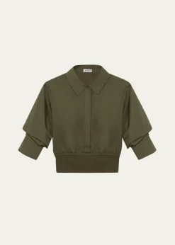 SIMKHAIStiles Knit Cotton Shirt