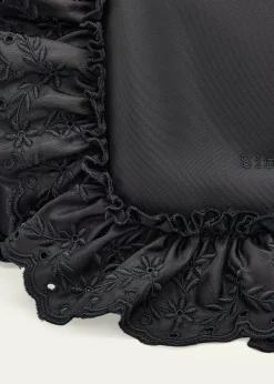 Simone RochaPillow Embroidered Ruffle-Trim Shoulder Bag