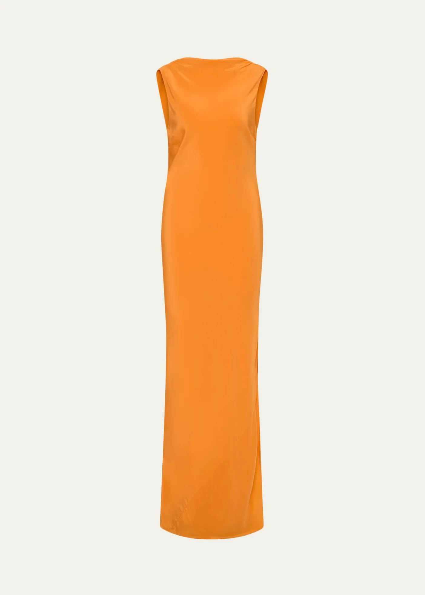 SIRIsla Cowl-Back Silk Gown
