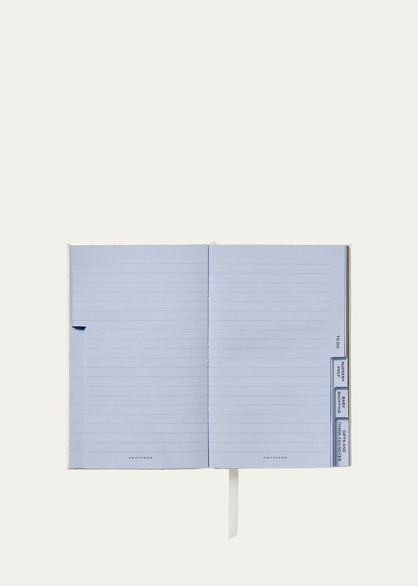 Smythson"Mummy To Be" Panama Leather Pocket Notebook