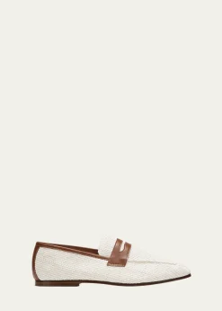 SophiqueEssenziale Classic Bicolor Penny Loafers