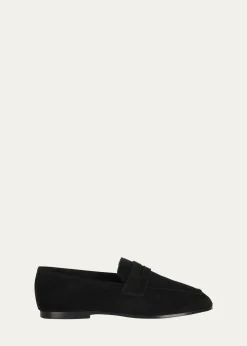 SophiqueEssenziale Classic Suede Penny Loafers