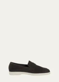 SophiqueEssenziale Suede Penny Loafers