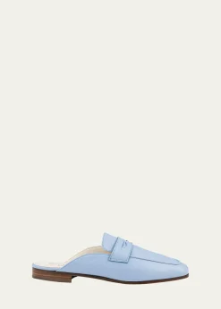 SophiqueRiviera Leather Loafer Mules