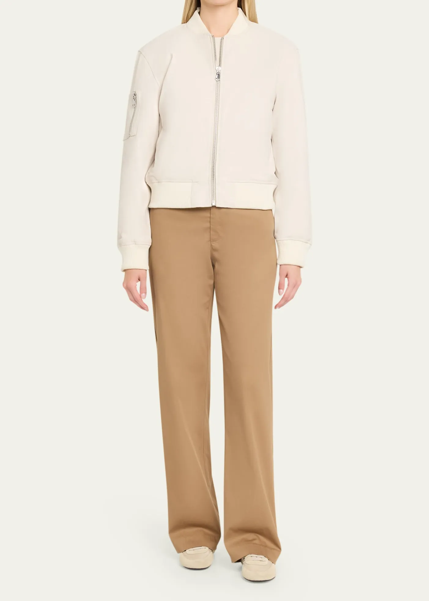 SPRWMNLeather Classic Bomber Jacket
