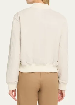 SPRWMNLeather Classic Bomber Jacket