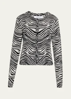 SPRWMNLeopard Cashmere Baby Cardigan