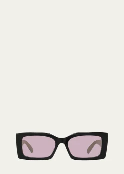 Stella McCartneyAcetate Rectangle Sunglasses