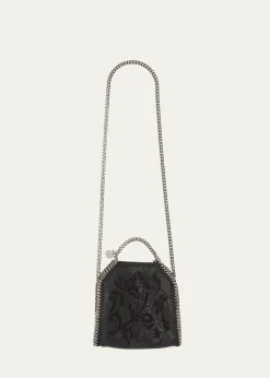 Stella McCartneyFalabella Tiny Lace Vegan Leather Crossbody Bag