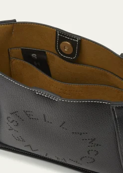 Stella McCartneyMini Logo Grain Vegan Leather Crossbody Bag