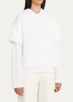 Still Here2Tee Layered Hoodie Sweatshirt