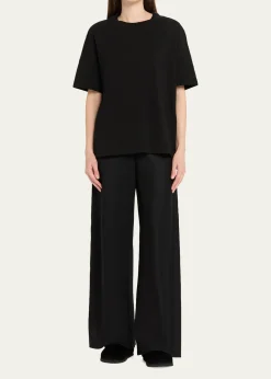 Stuart WeitzmanChrystie Shearling-Lined Corduroy Mules