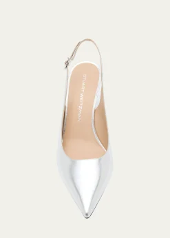 Stuart WeitzmanStuart Metallic Slingback Pumps