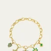 Sydney Evan14K Diamond and Emerald Multi Charm Bracelet