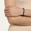 Sydney Evan14K Diamond Cosmos Charm on Sapphire Stretch Bracelet