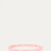 Sydney Evan14K Diamond Half Heart on Pink Opal Bracelet