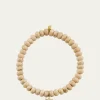 Sydney Evan14K Diamond Happy Sun on Jasper Stretch Bracelet