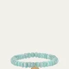 Sydney Evan14K Diamond Pave Heart Charm on Amazonite Bracelet
