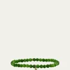 Sydney Evan14K Emerald Avocado Charm on Bead Bracelet