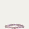 Sydney Evan14K Gold Diamond Butterfly Daisy Cluster on Lavender Amethyst Bracelet