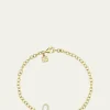 Sydney Evan14K Gold Diamond Medium Love Bracelet