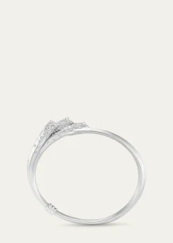 TABAYER18K White Gold Diamond Sheaf Bracelet