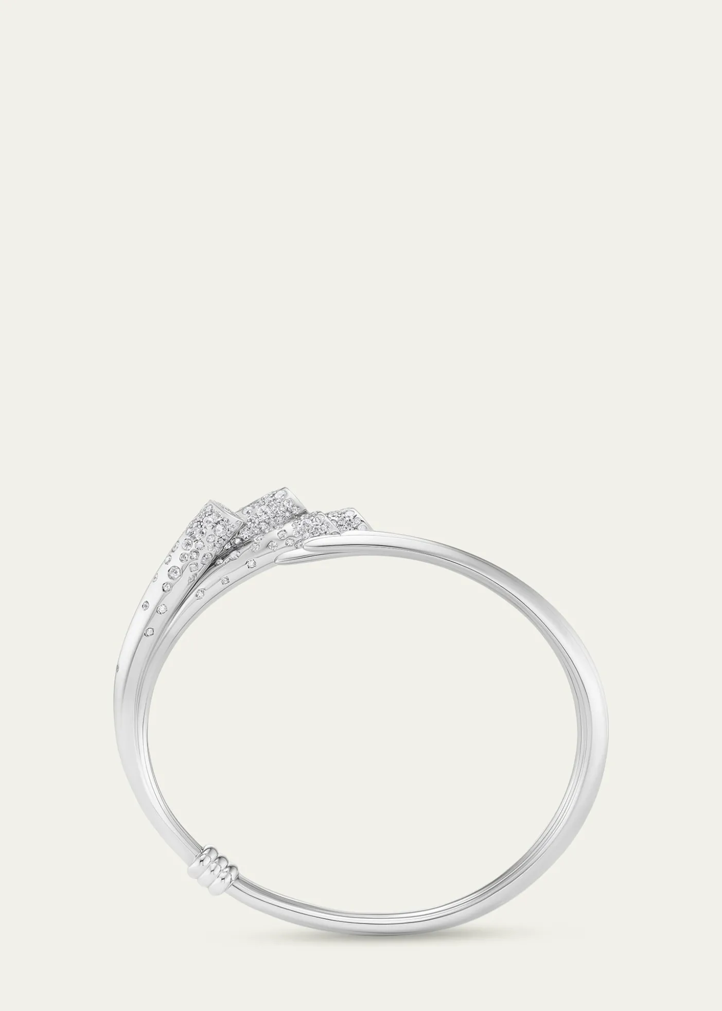 TABAYER18K White Gold Diamond Sheaf Bracelet