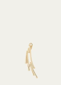 TABAYER18K Yellow Gold Sheaf Drop Earring, Single