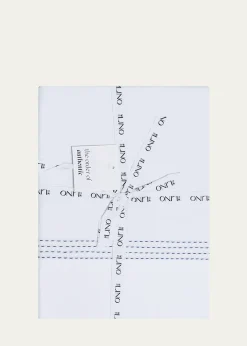 The LinoEssential Embroidered King Flat Sheet