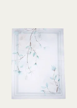 The LinoJapan Aqua Tablecloth, 71" x 144"