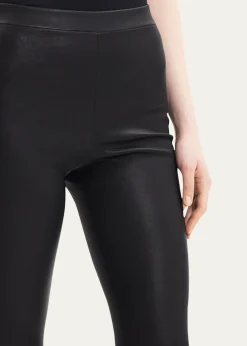 TheoryAdbelle High-Waist Leather Leggings