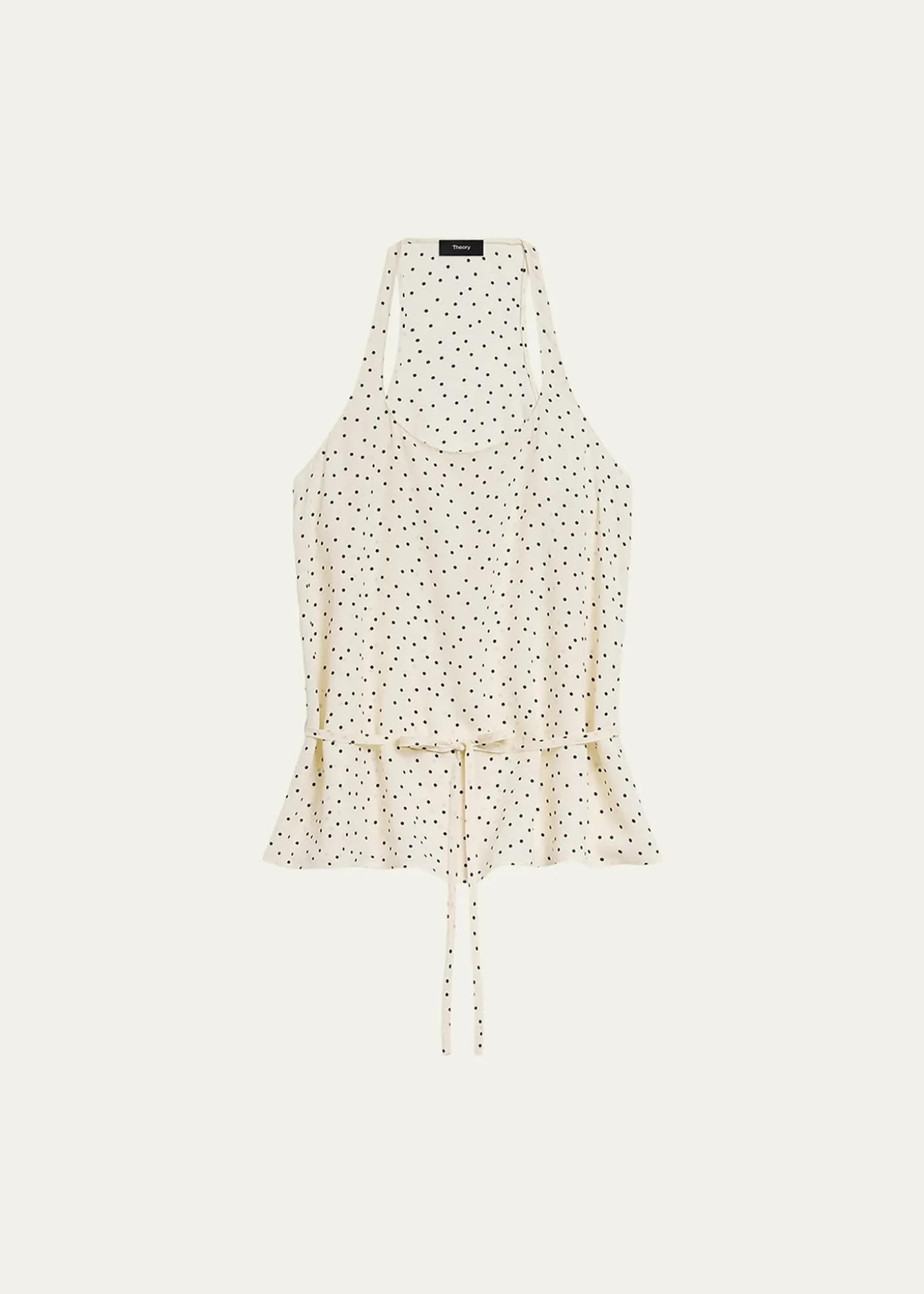 TheoryBelted Halter Tank Top